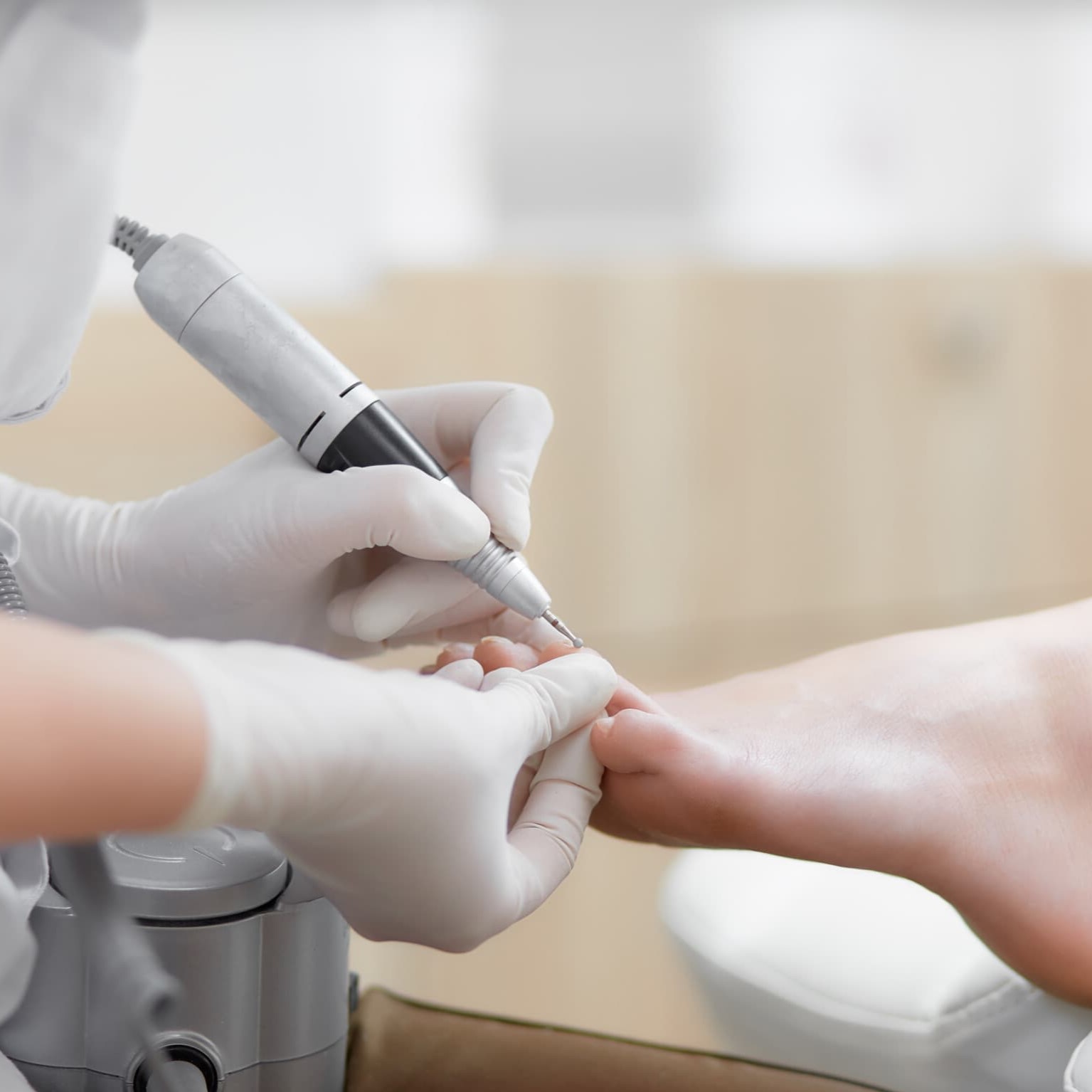 Soin de pédicurie-podologie professionnel